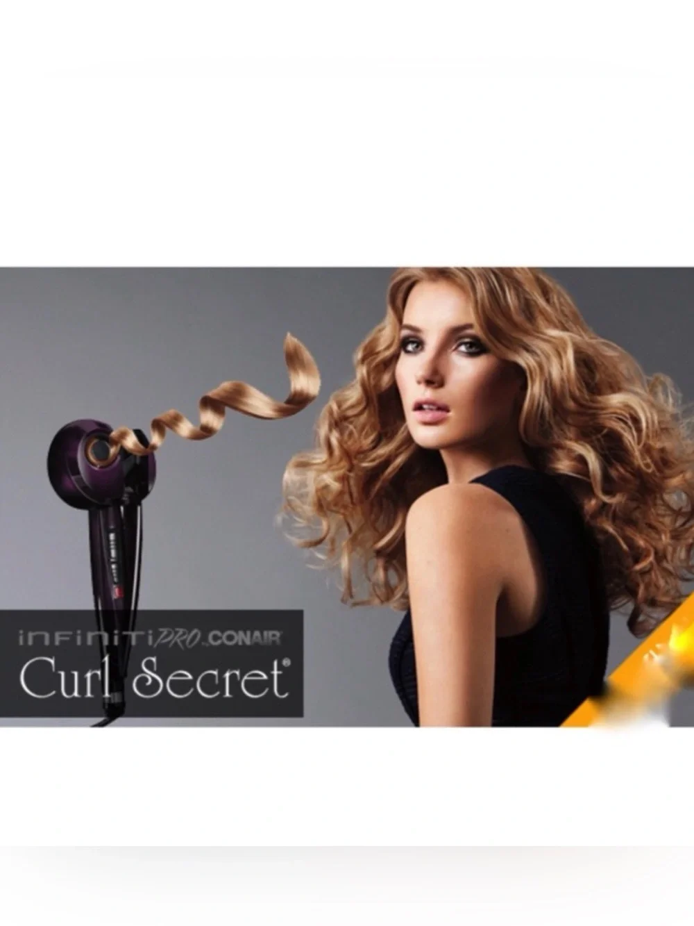 InfinitiPro Black Automatic Curling Iron - Black
